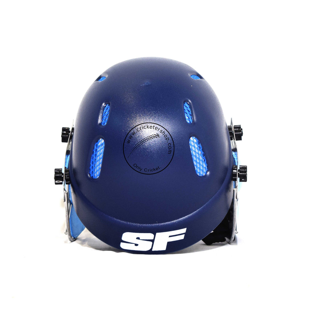 SF Full Complete Kashmir Willow Cricket Kit Size @ Helmet Back View