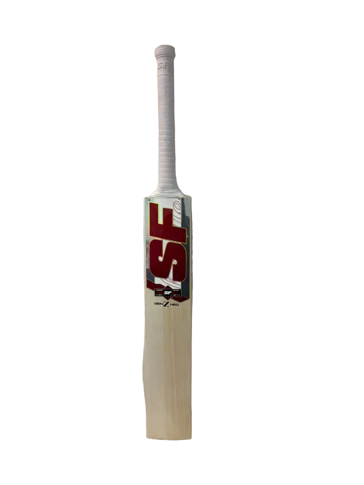 SF Gen Z Neo English Willow Cricket Bat Size SH @ Front View