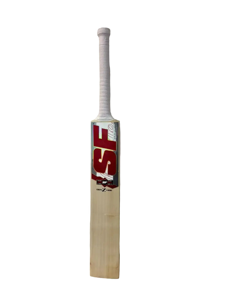 SF Gen Z Vibe English Willow Cricket Bat @ Front View