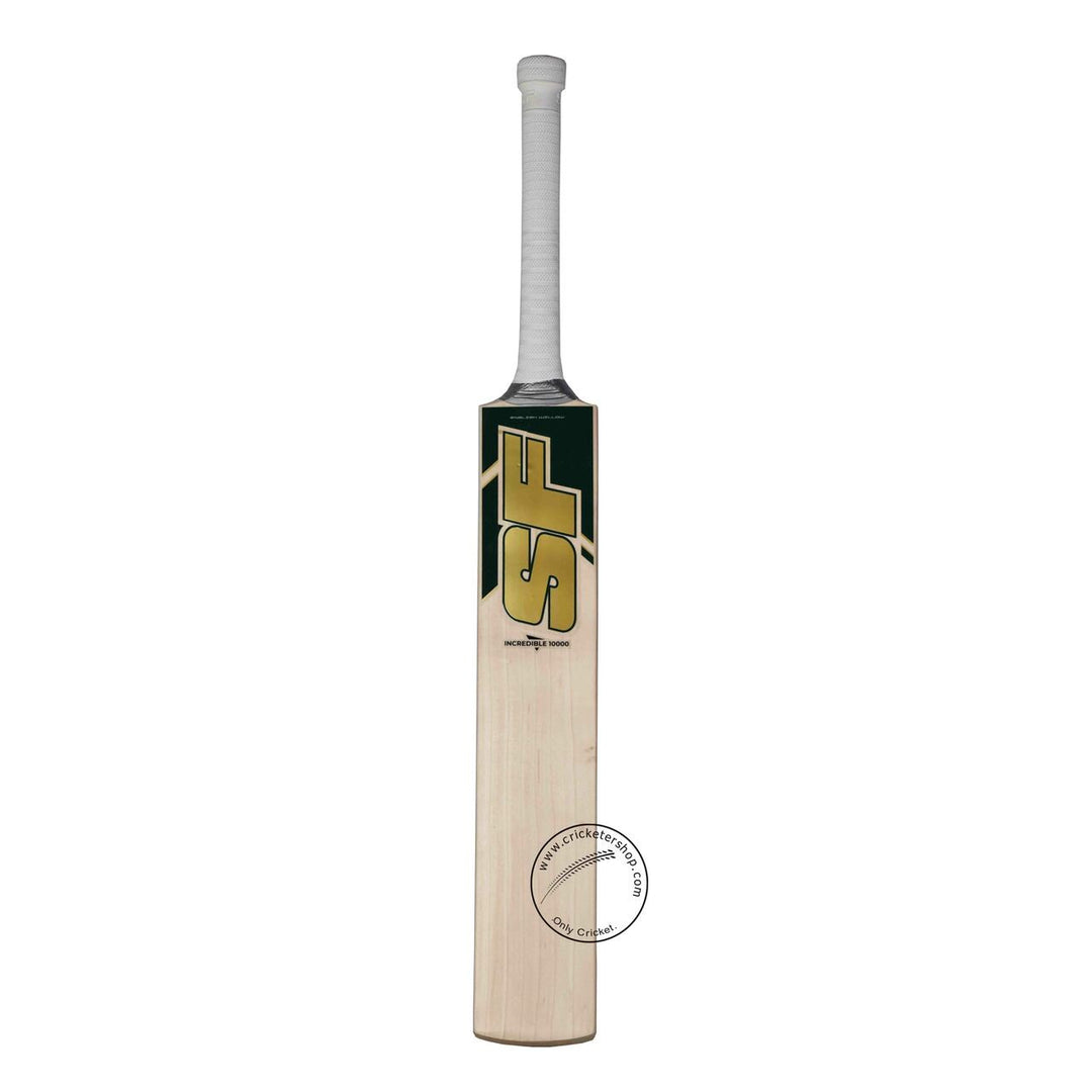 SF Incredible 10000 English Willow Cricket Bat Size SH @ Front View