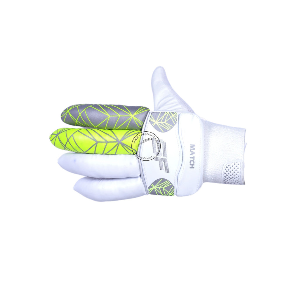 SF Match Cricket Batting Gloves Size @ Left Back View