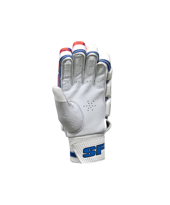 SF Nexzen Cricket Batting Gloves Mens Size @ Left Back View 