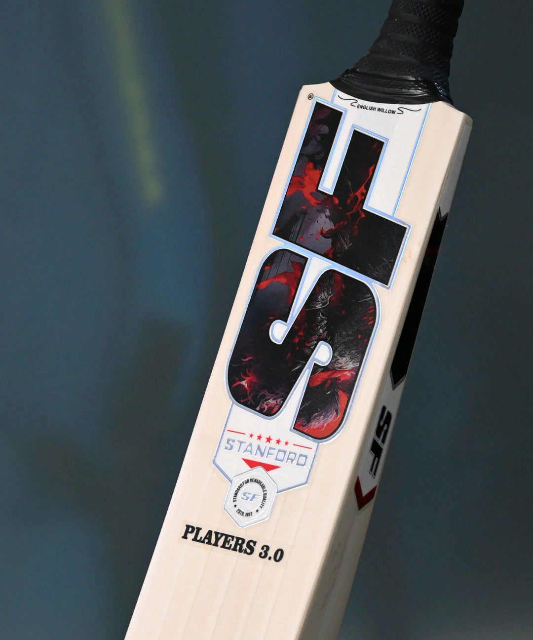 SF Players 3.0 English Willow Cricket Bat Size SH @ Face View