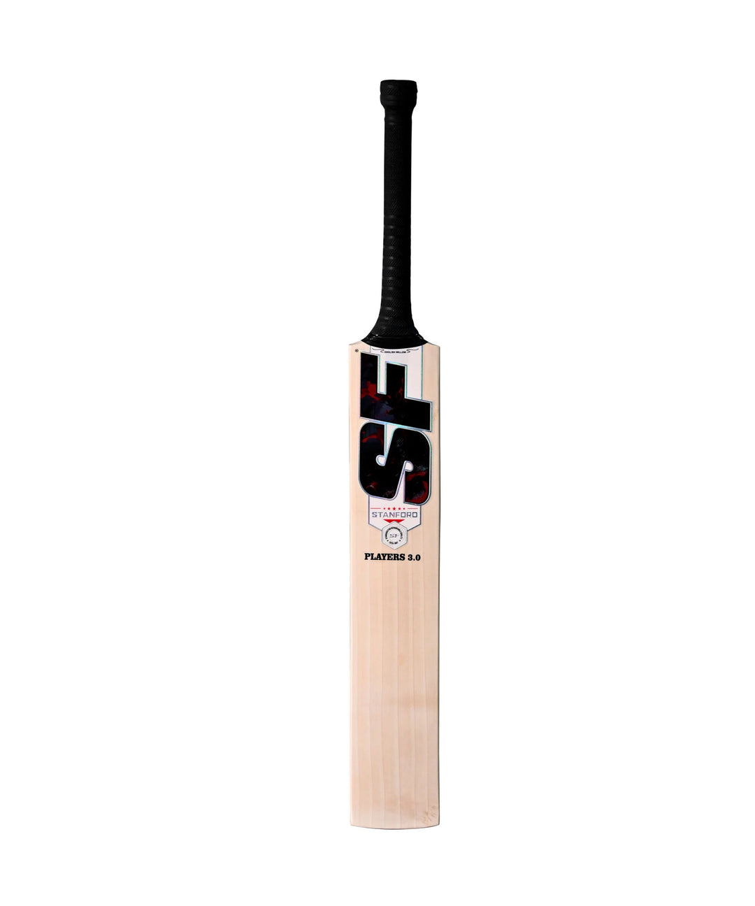 SF Players 3.0 English Willow Cricket Bat Size SH @ Front View