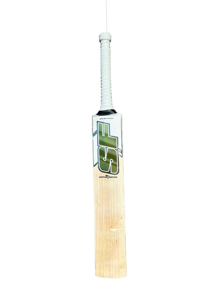 SF Sapphire Heritage English Willow Cricket Bat Size Harrow@front view2