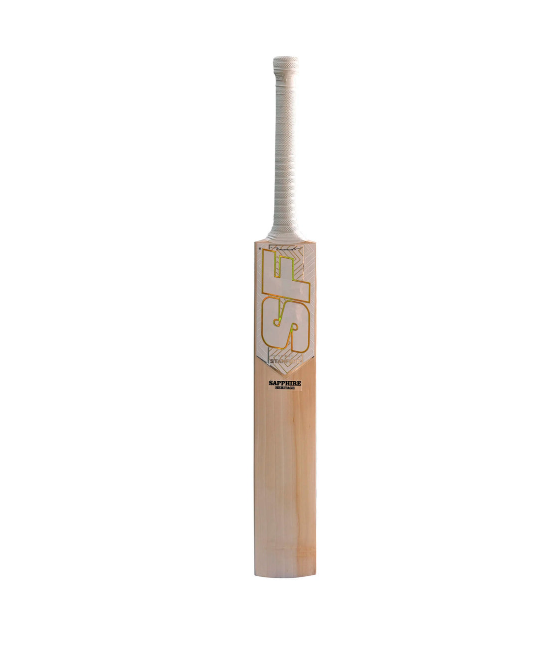 SF Sapphire Heritage English Willow Cricket Bat Size SH @ Front View