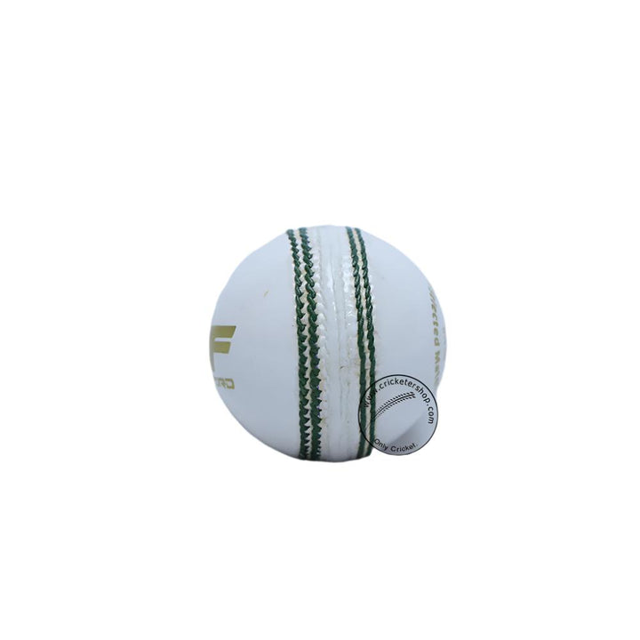 SF True Test Cricket Ball colour White@Side View