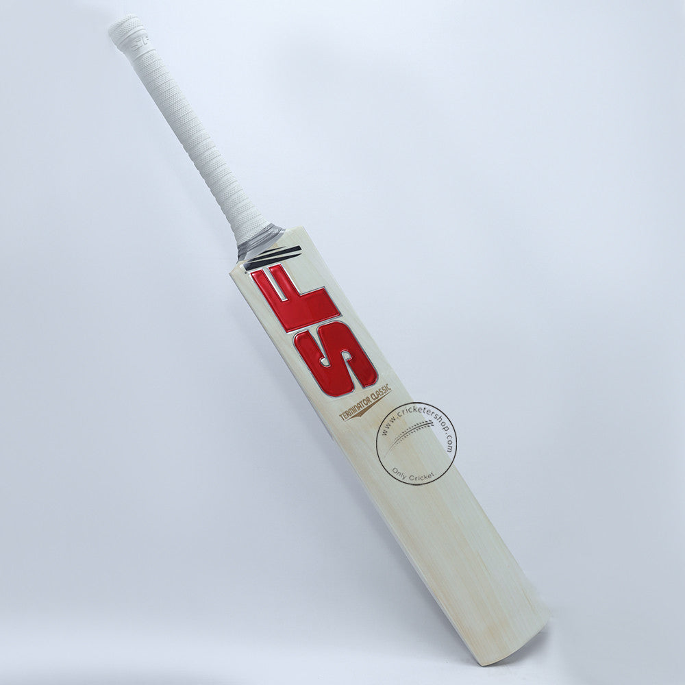 SF Terminator Classic English Willow Cricket Bat Size SH @ Front View