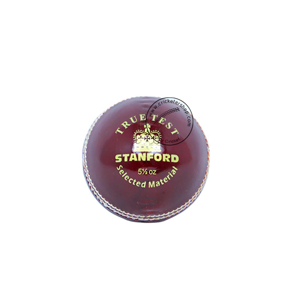 SF True Test Cricket Ball Colour Red @ Side View 2