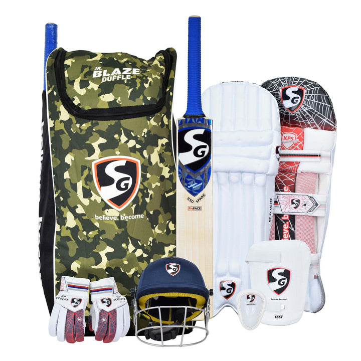 SG Complete Kashmir Willow Cricket Kit Size 4