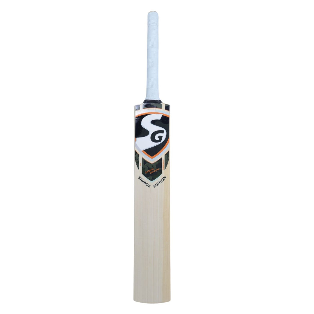 SG Savage Edition English Willow Cricket Bat@Front View