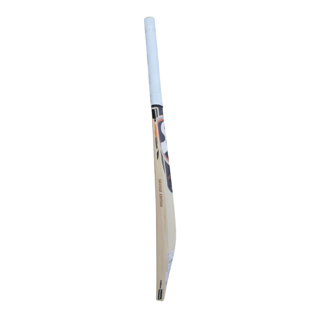 SG Savage Edition English Willow Cricket Bat@Side 1 View