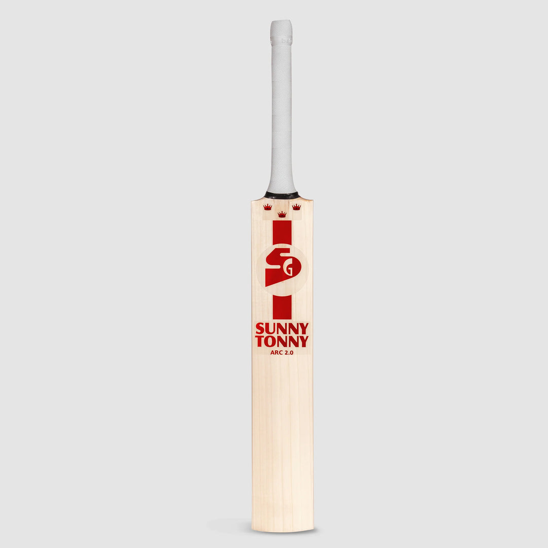 SG Arc 2.0 English Willow Cricket Bat Size SH @ Front View