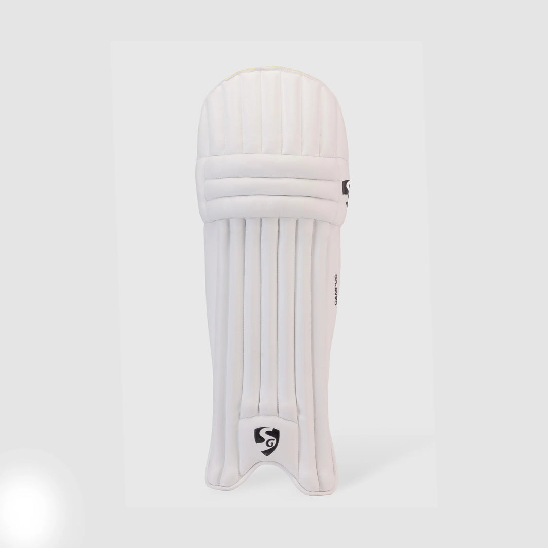 SG Campus Cricket Batting Leg Guard Pads Youth Size @ Front View