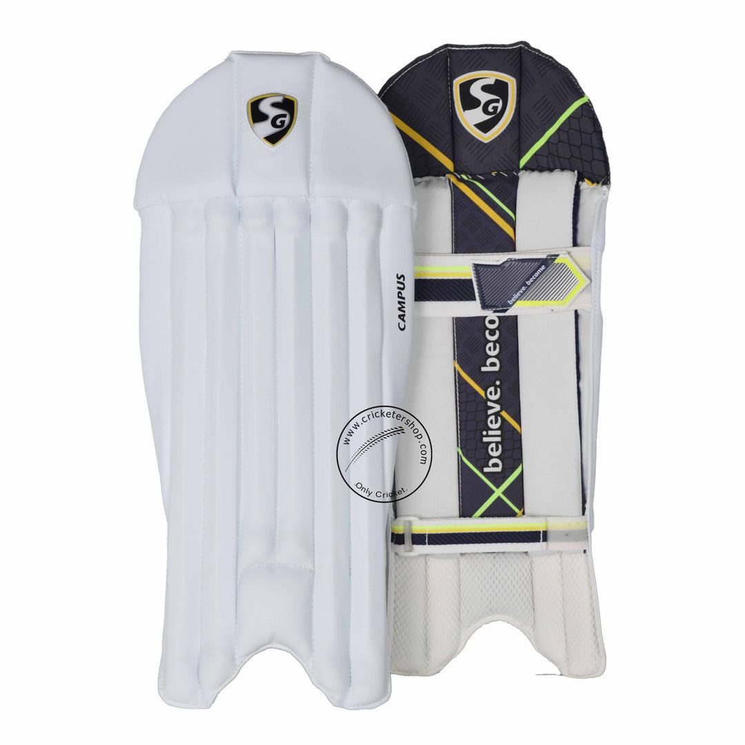 SG Campus Wicket Keeping Leg Guard Pads Youth Size @ Composite View