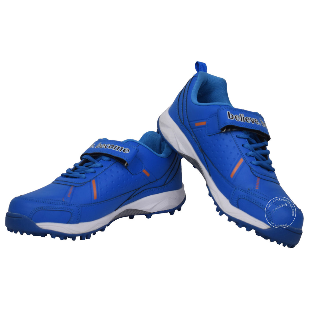 SG Century 5.0 Cricket Shoes Colour India Blue Size @ Front View