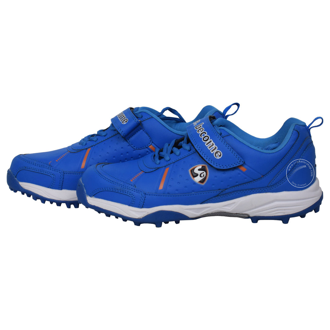 SG Century 5.0 Cricket Shoes Colour India Blue Size @ Side View