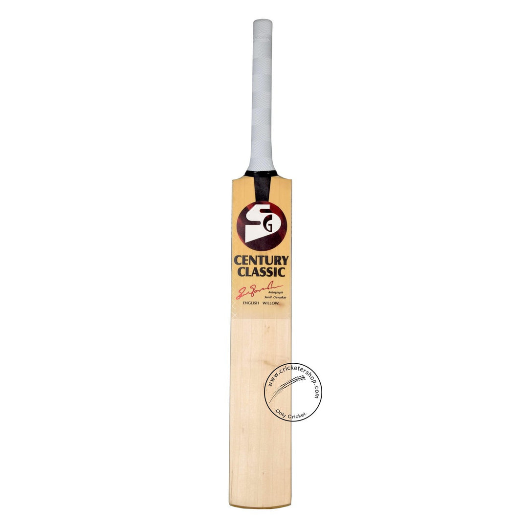 SG Century Classic English Willow Cricket Bat Size @ Front View