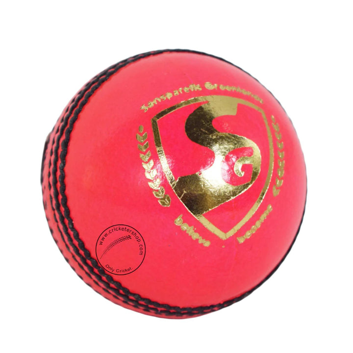 SG Club Cricket Ball Colour Pink @ Side View