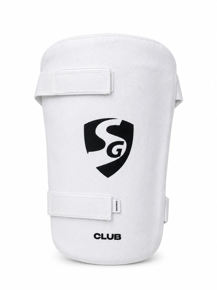 SG Club Cricket Batting Thigh Guard Pad@front view