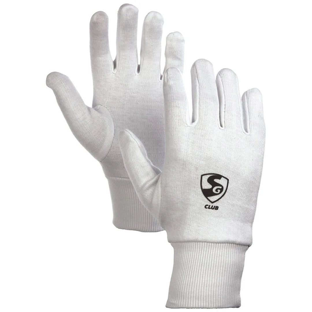 SG Club Cricket  Inner Gloves Batting Size@front view