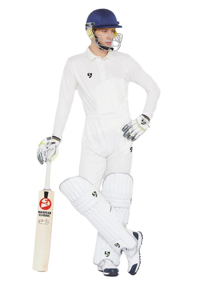 SG Club Cricket Shirt Full Sleeves @ Front View 3