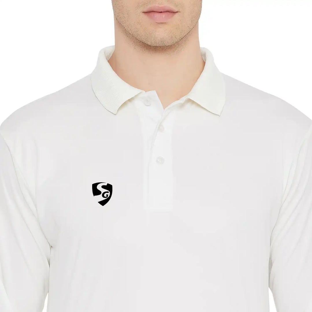 SG Club Cricket Shirt Full Sleeves Size @ Front View 2