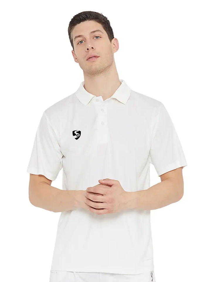 SG Club Cricket Shirt Half Sleeves @ Front View