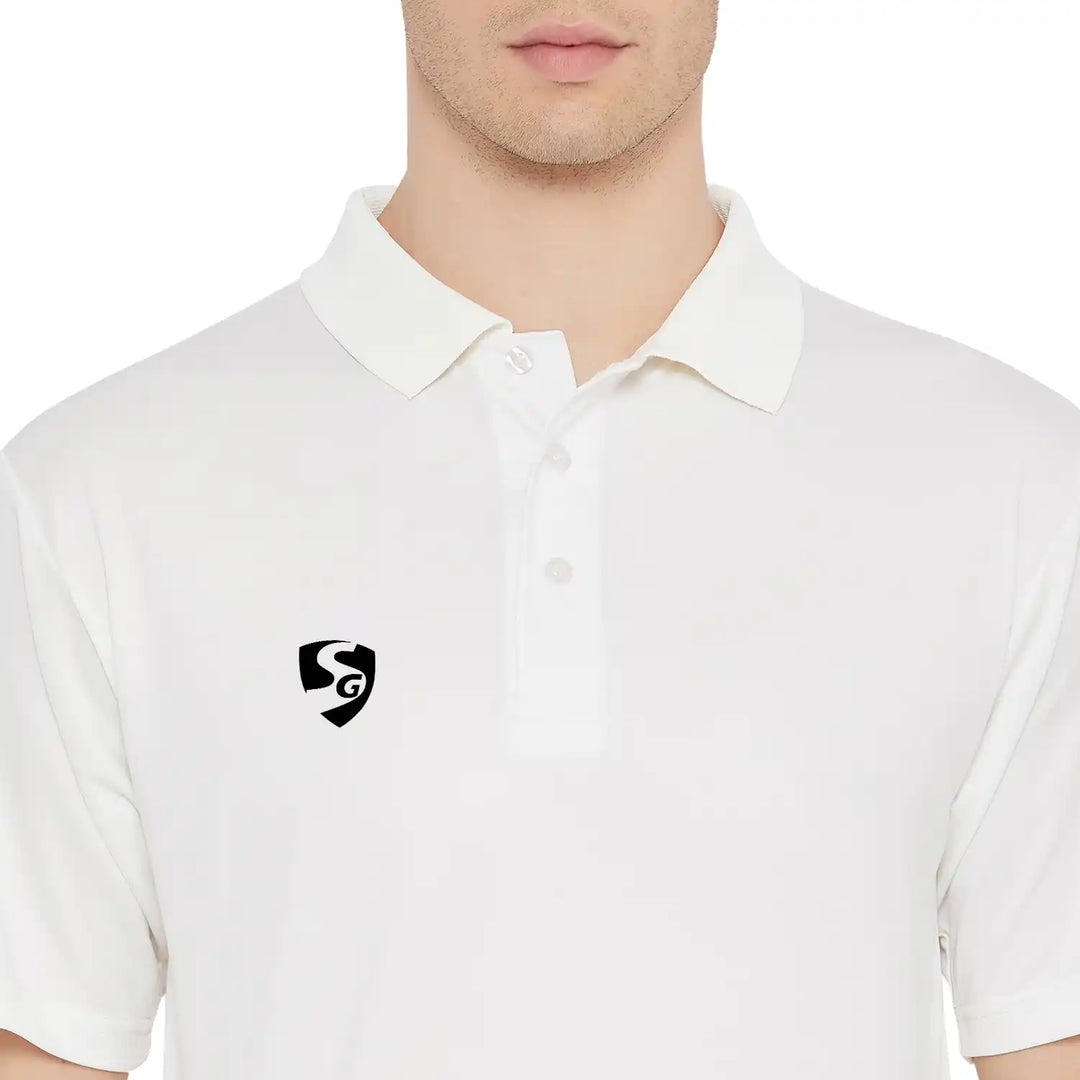 SG Club Cricket Shirt Half Sleeves @ Front View 4