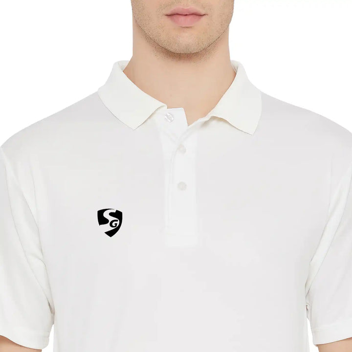 SG Club Cricket Shirt Half Sleeves @ Front View 4