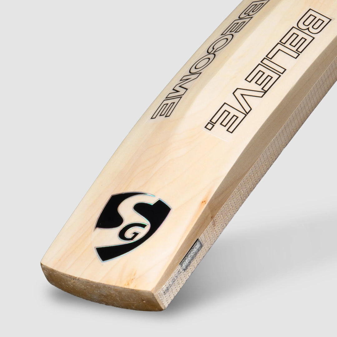 SG DJ Tunk English Willow Cricket Bat Size SH @ Back Bottom View