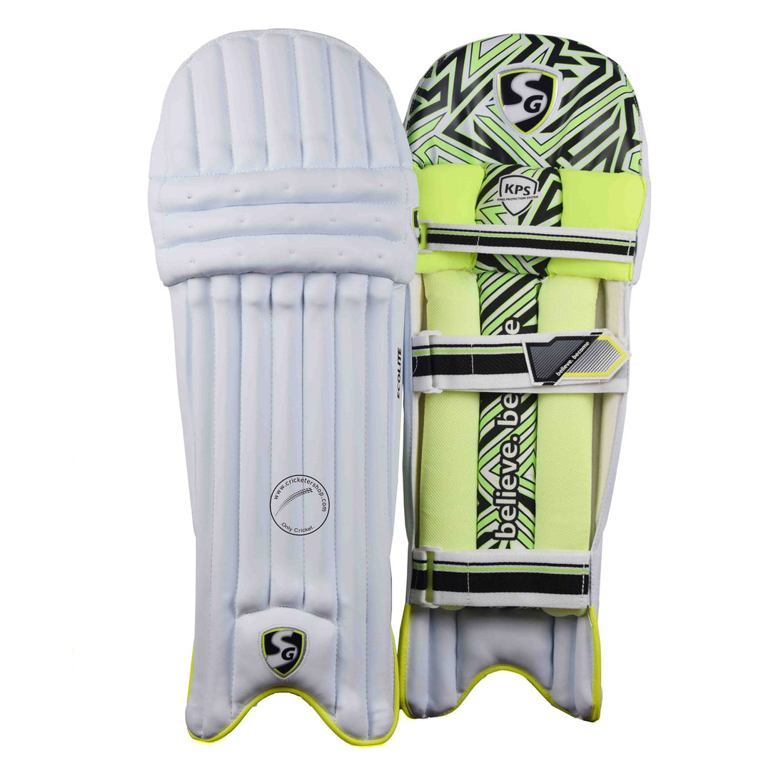 SG English Willow Complete Cricket Kit Size SH - Right Handed Batsman @ Pads View