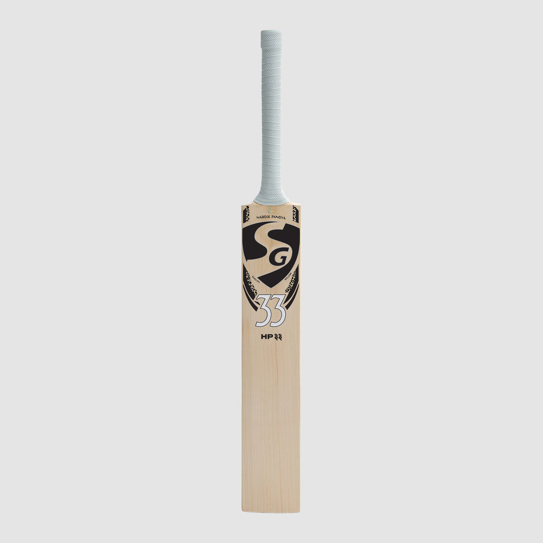 SG HP 33 Hardik Pandya Privee English Willow Cricket Bat Size SH @ Front View