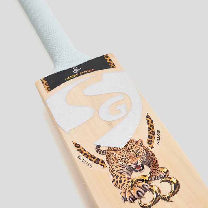 SG HP 33 Hardik Pandya Privee Replica English Willow Cricket Bat Size SH @ Face View