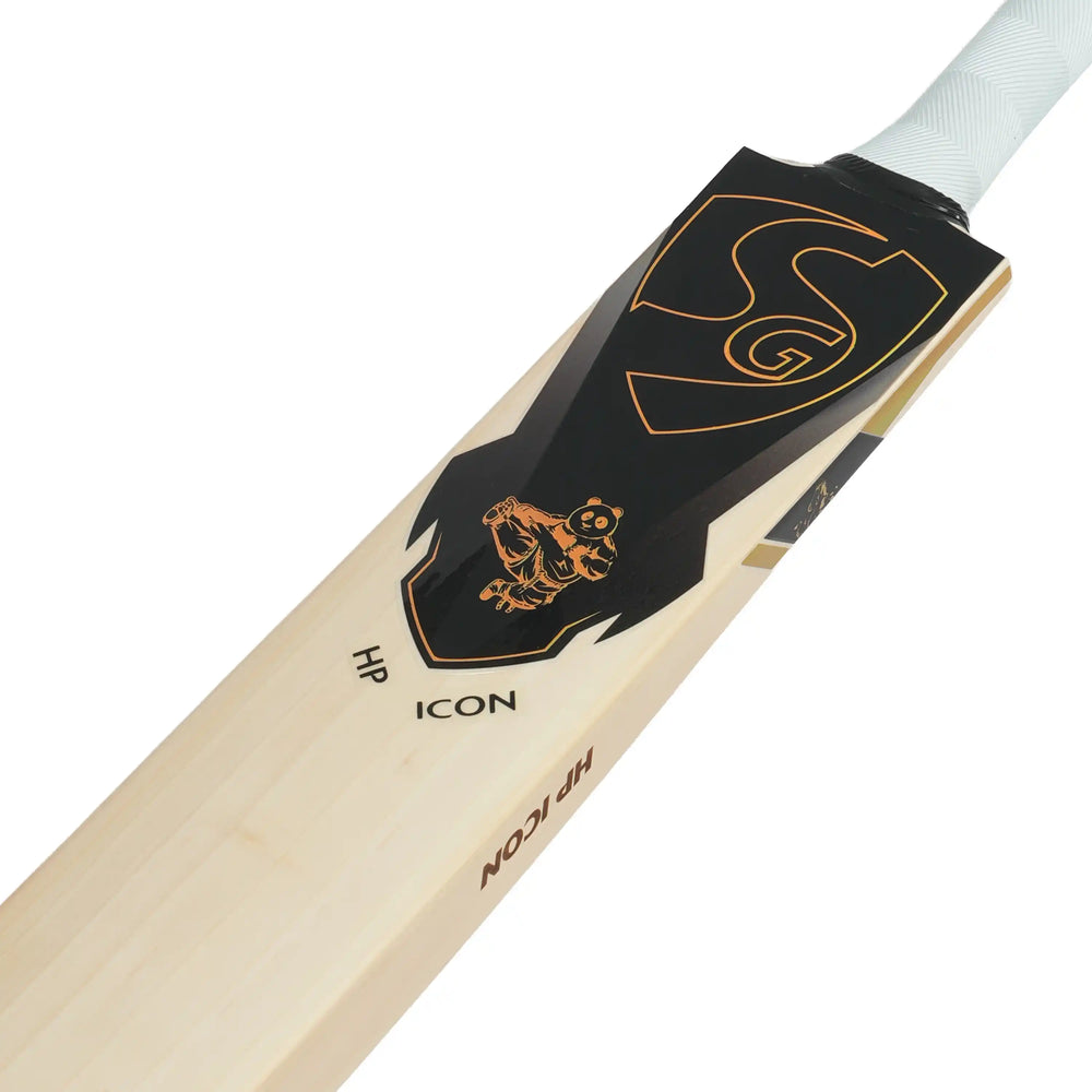 SG HP Icon English Willow Cricket Bat Size SH @ Face View 1