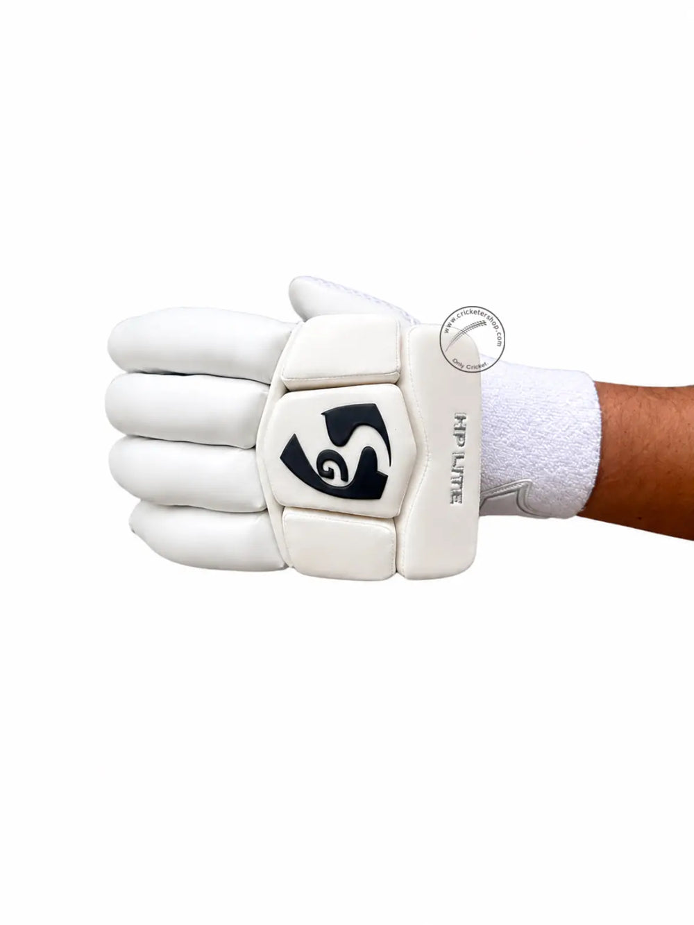 SG HP Lite Cricket Batting Gloves @ Left Back View