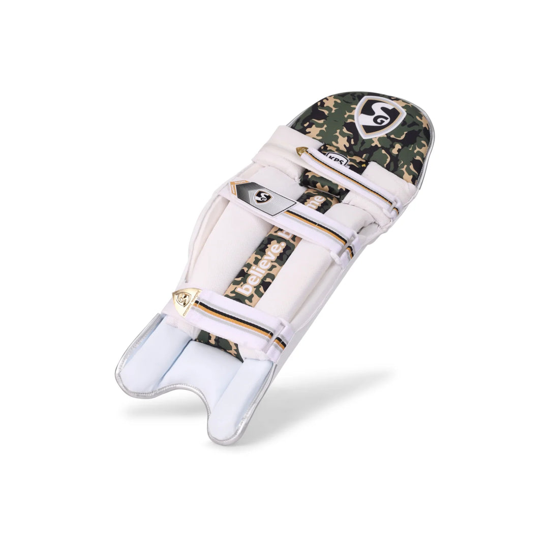 SG HP Nylite Cricket Batting Leg Guard Pads Mens Size@front view3