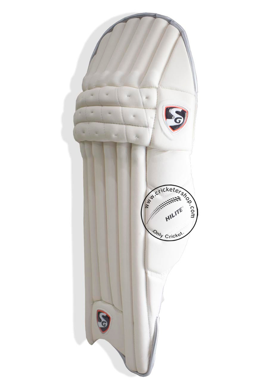 SG Hilite Cricket Batting Leg Guard Pads Mens Size Right and Left Handed @Side View