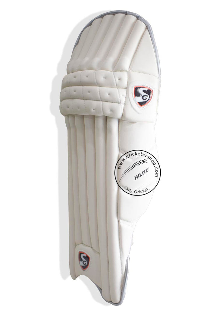 SG Hilite Cricket Batting Leg Guard Pads Mens Size Right and Left Handed @Side View