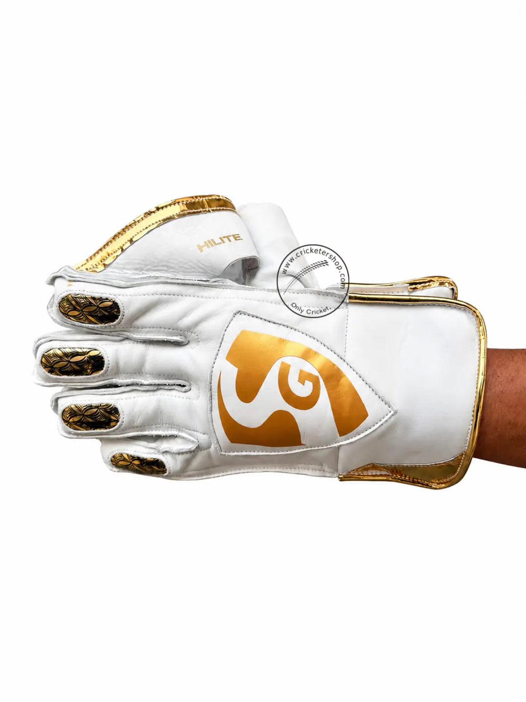 SG Hilite Cricket Wicket Keeping Gloves Mens Size@front view3