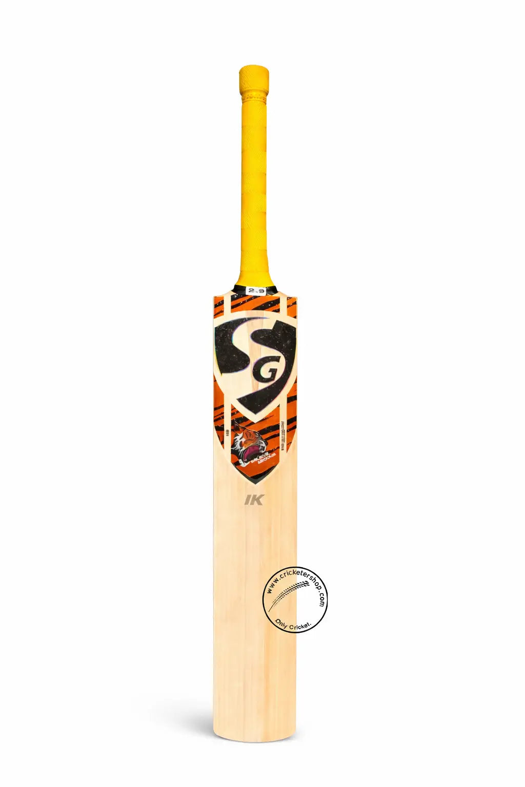 SG Ishan Kishan English Willow Cricket Bat Size SH @ Front View