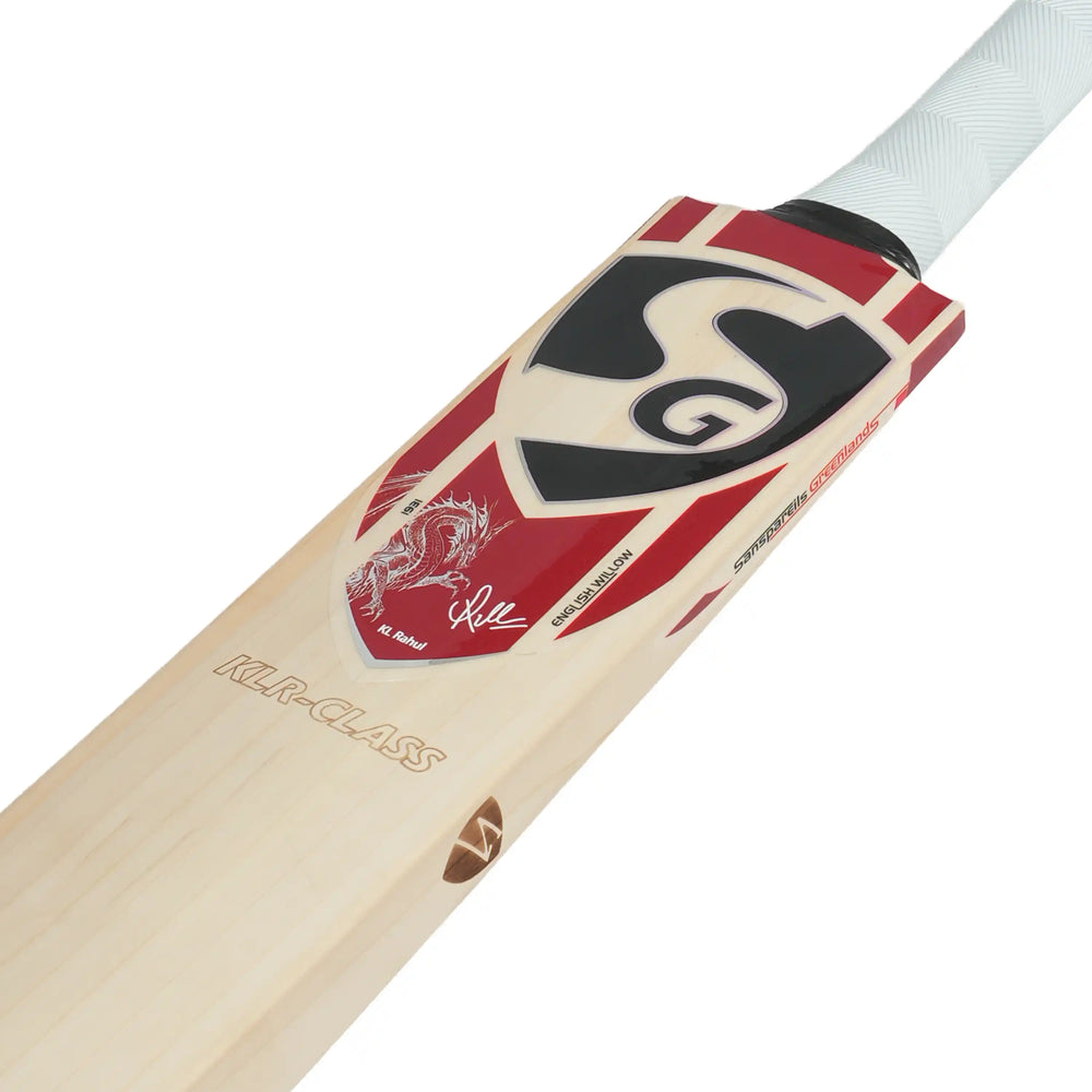 SG KLR Class English Willow Cricket Bat Size SH @ Face View
