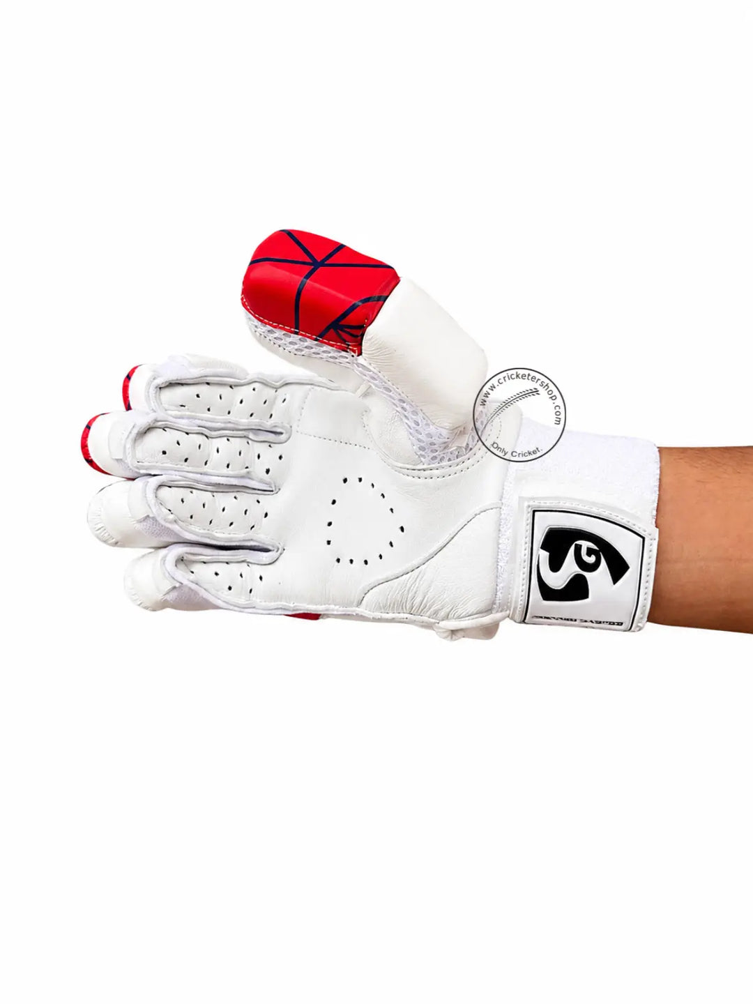 SG KLR Lite Cricket Batting Gloves @ Right Front View