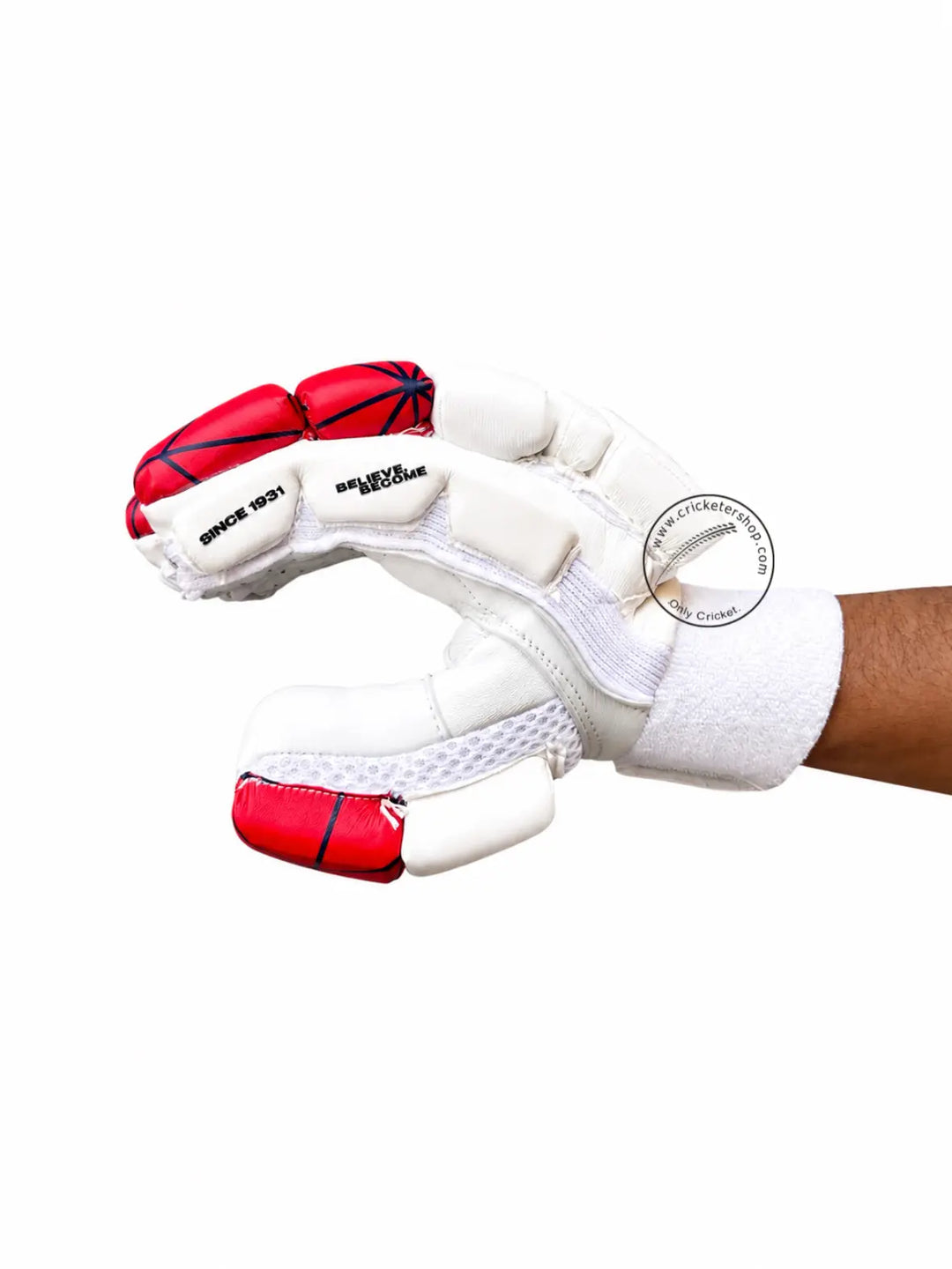 SG KLR Lite Cricket Batting Gloves @ Side View