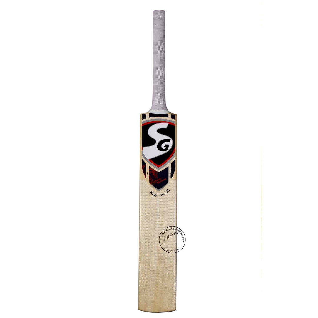 SG KLR Plus Kashmir Willow Cricket Bat Size SH @ Front View