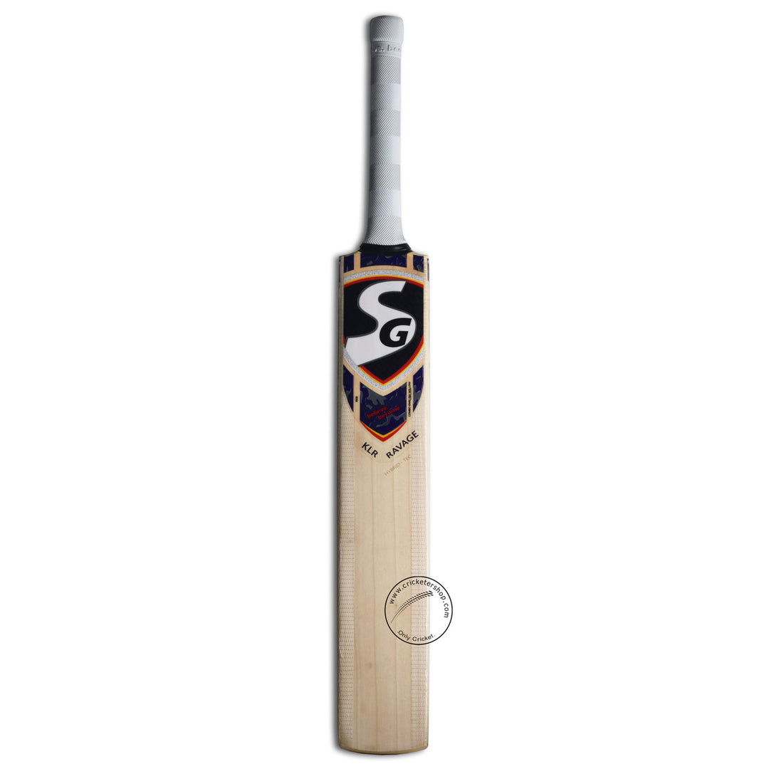 SG KLR Ravage English Willow Cricket Bat Size @ Front View