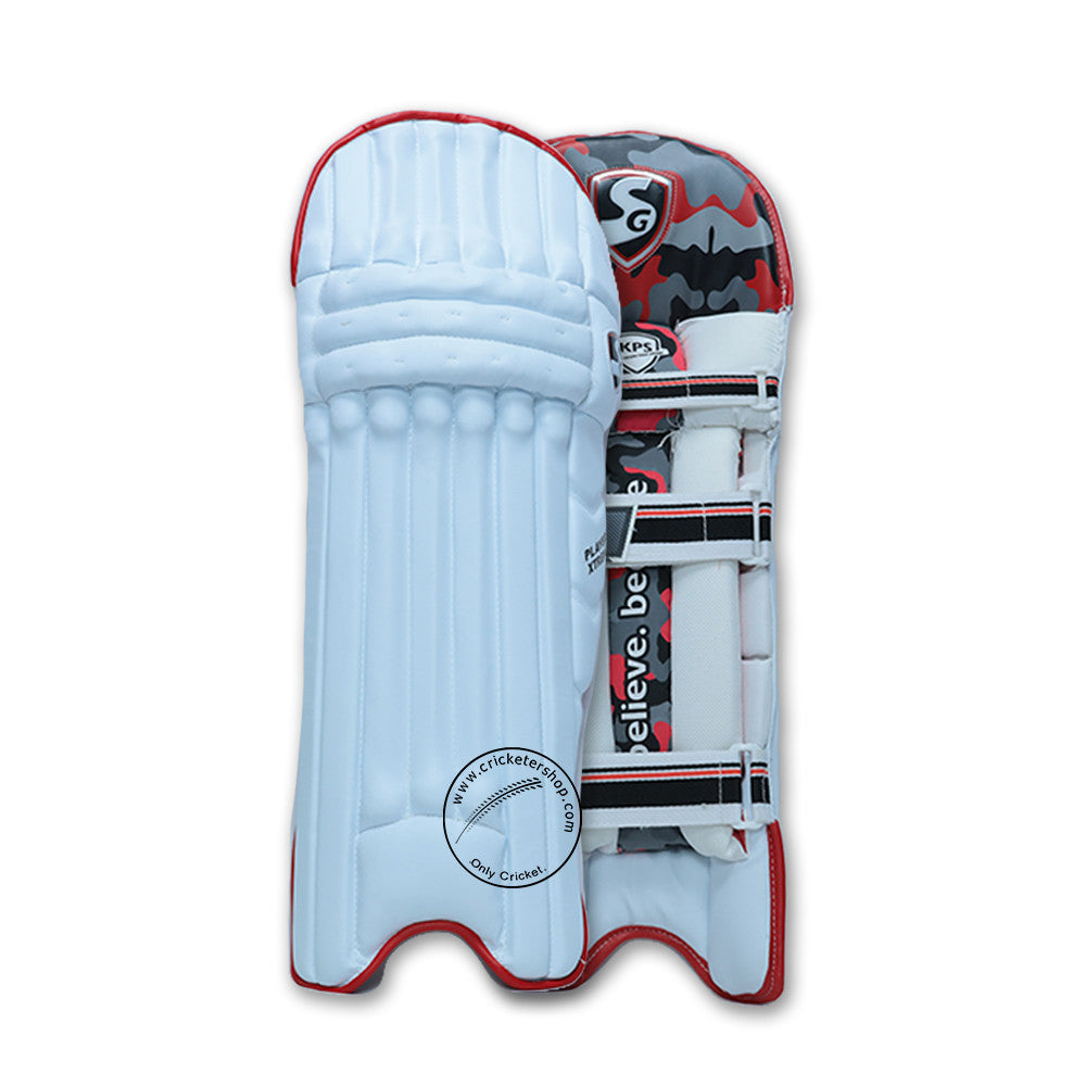 SG Players Xtreme Cricket Batting Leg Guard Pads @Composite View