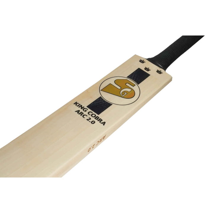 SG King Cobra Arc 2.0 English Willow Cricket Bat Size SH @ Face View