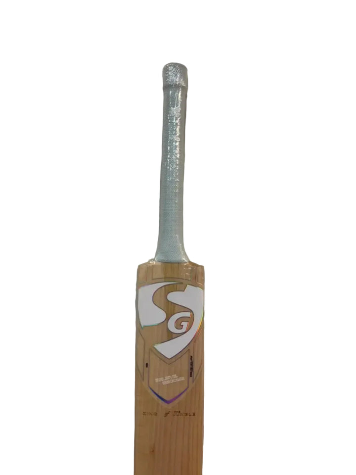 SG King Jungle KOJ 1 English Willow Cricket Bat Size SH @ Face View