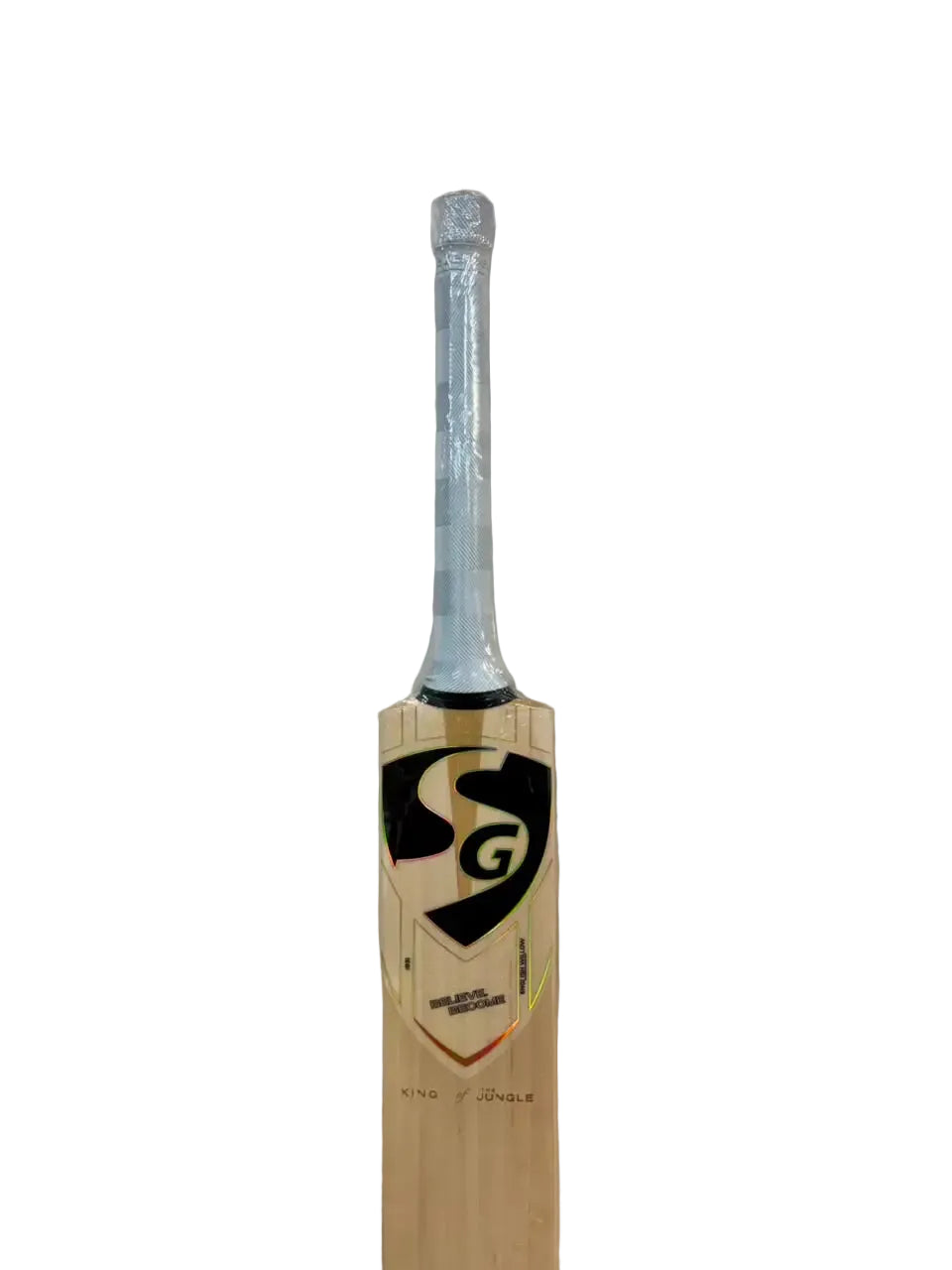 SG King Jungle KOJ 2 English Willow Cricket Bat Size SH @ Face View